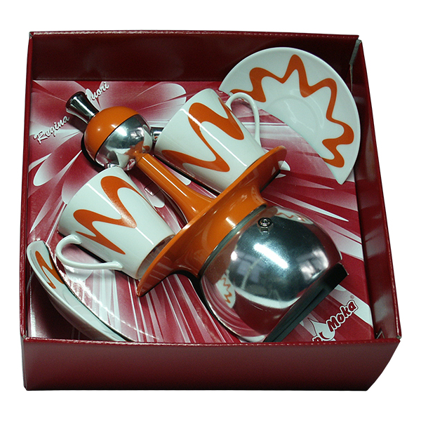Gift Box Top Moka America orange