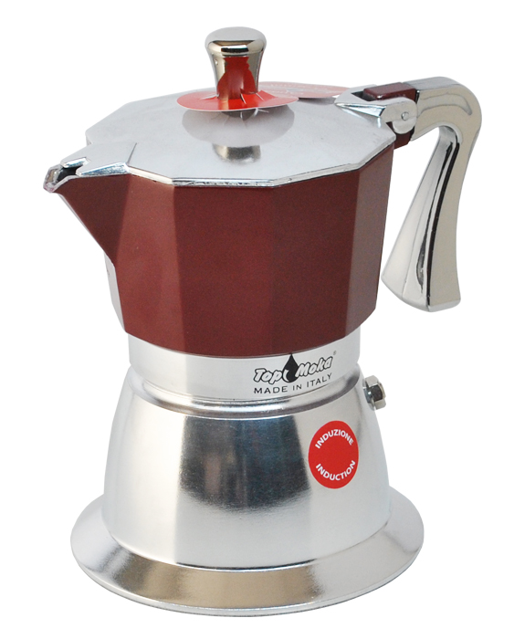 Induction friendly Mokas-Induction coffee makers-Aluminium