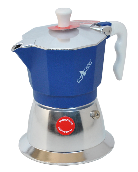 Induction Coffee maker Top blue