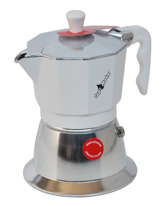 Induction friendly Mokas-Induction coffee makers-Aluminium Induction coffee  machines-Induction-Moka Coffee pots for Induction stoves and kitchen-moka