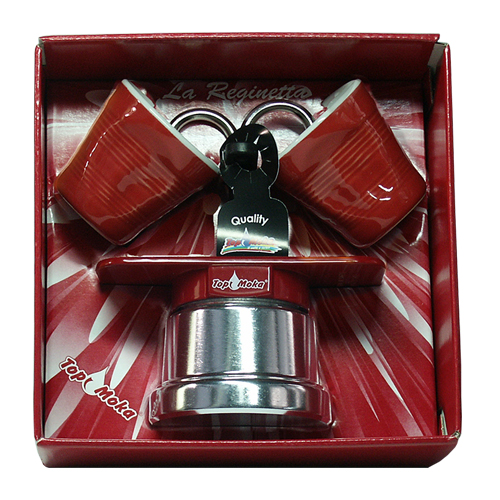 Gift box Reginetta 2 cups red
