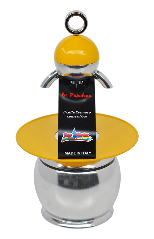 Papalina coffee maker yellow
