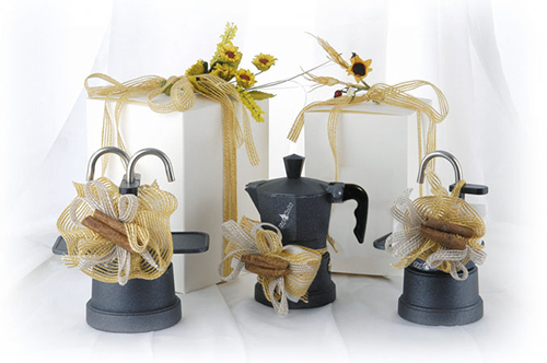 Favors and special events black coffee maker