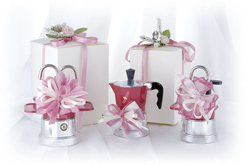 Favors and special events pink coffee maker