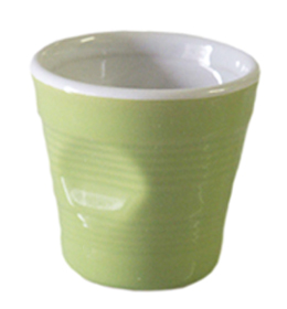 Small glass Top Moka Squeezed green
