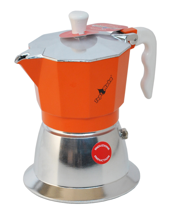 Induction Coffee maker Top orange
