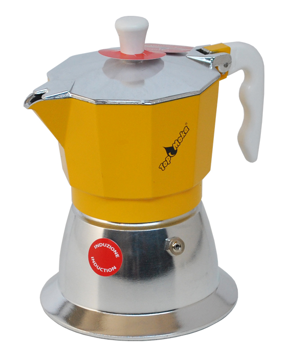 Induction Coffee maker Top yellow