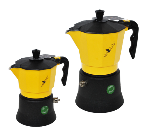 Cafetera Italiana para Cebada 4 Tazas Roja - TOP MOKA