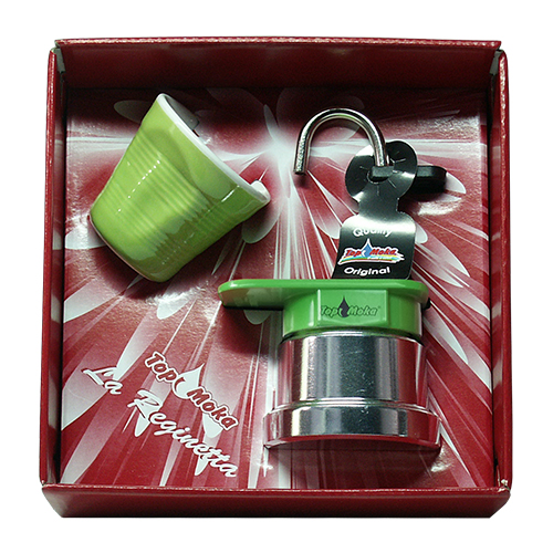Caja regalo Reginetta 1 taza verde