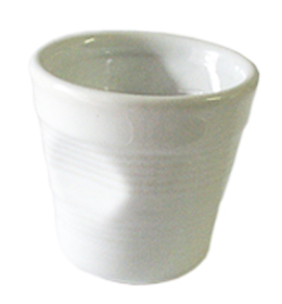 Vasito rizo blanco